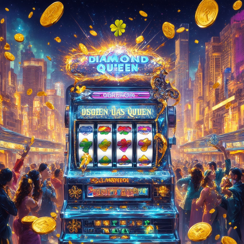 máquina caça-níqueis diamond queen