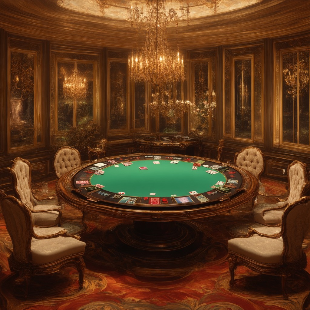 poker table size