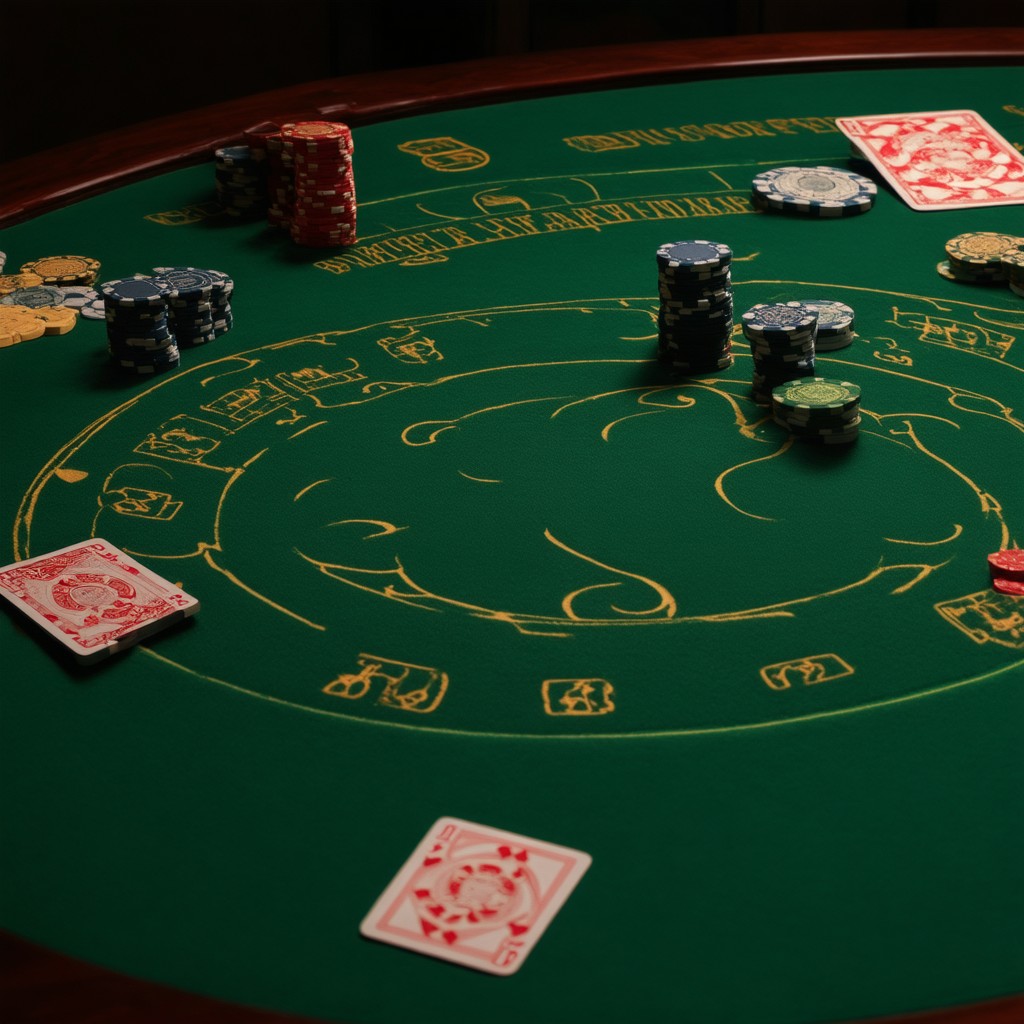 tampo de mesa de poker