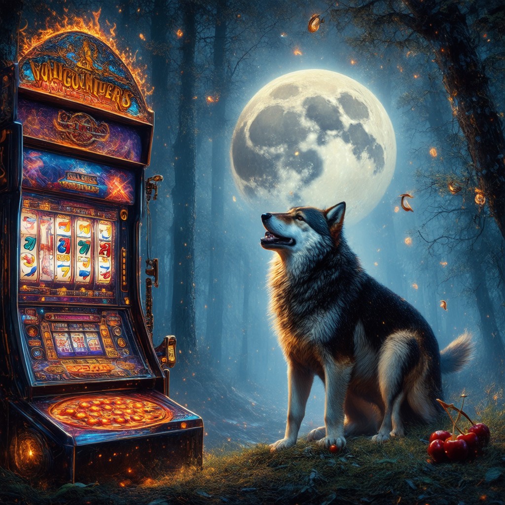 máquina caça-níqueis wolf