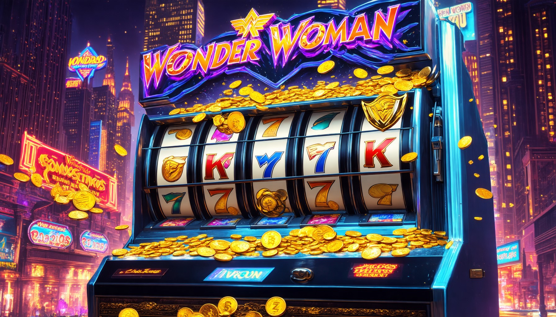 Découvrez la machine à sous Wonder Woman : Stratégies pour de gros gains, lieux les plus chanceux et histoires de casino inoubliables