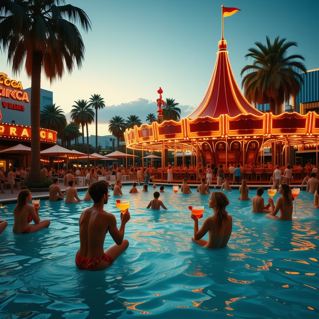 सर्का सर्का लास वेगास: वयस्कों के लिए विशेष वातावरण, पूल के लाभ, और सर्कस सर्कस की जगह क्या आया