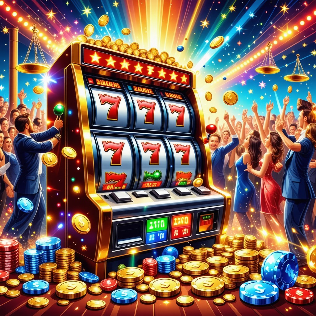 slots de festa de jackpot