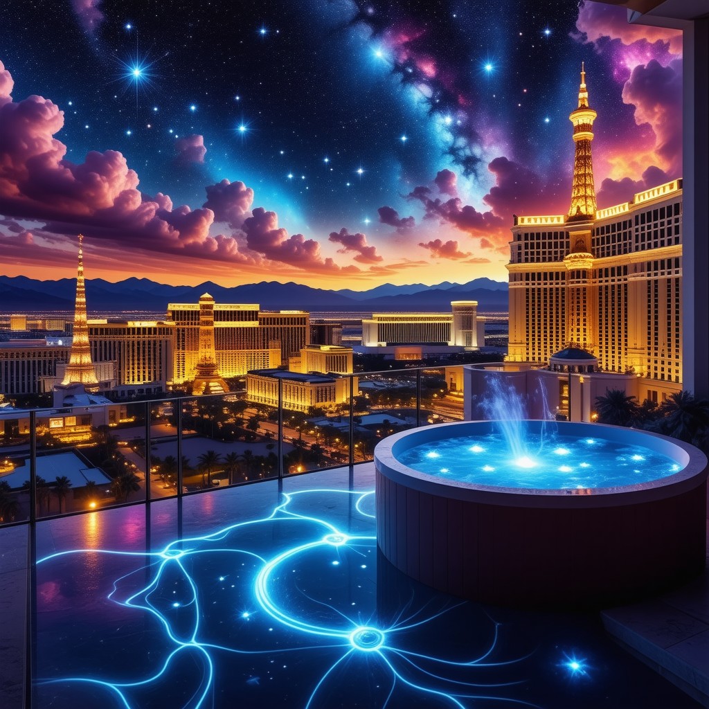 las vegas hotels with balconies