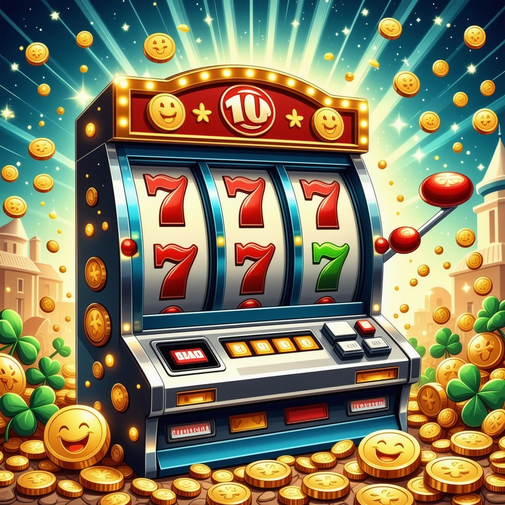 máquina caça-níqueis feliz e próspera